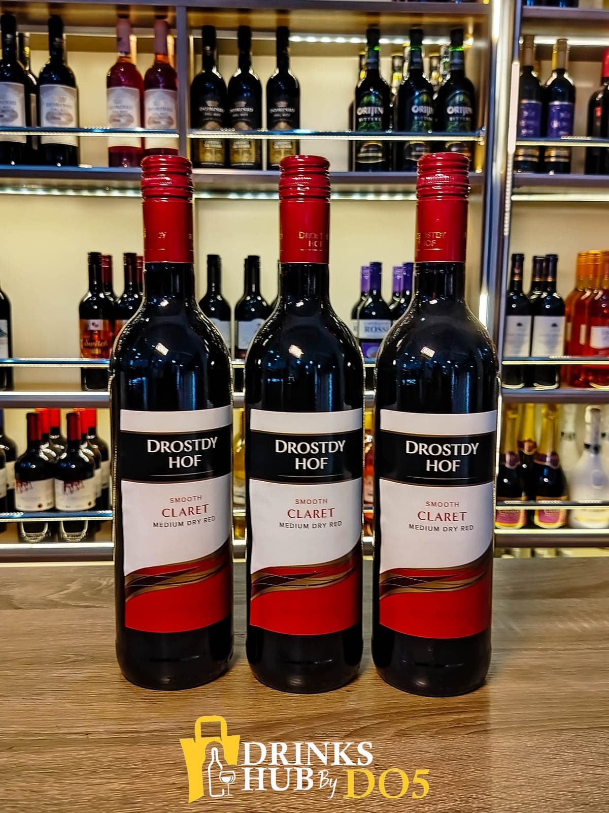 Drostdy Hof Smooth Claret Medium Dry Red Wine