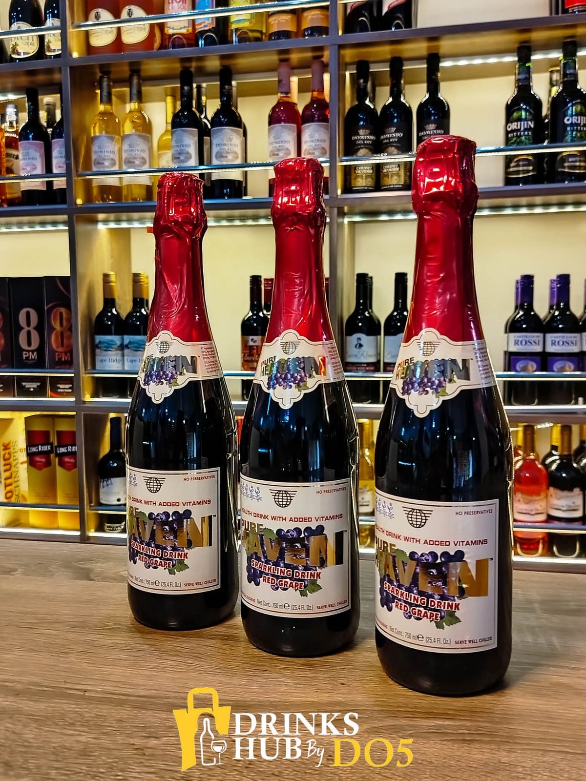 Pure Heaven Red Grape Wine Non Alcoholic